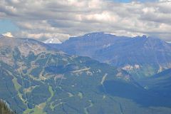 16 Lake Louise, Chateau Lake Louise, Mount Whitehorn and Redoubt Mountain From Junction Of Lake Agnes And Plain Of Six Glaciers Trails Near Lake Louise.jpg